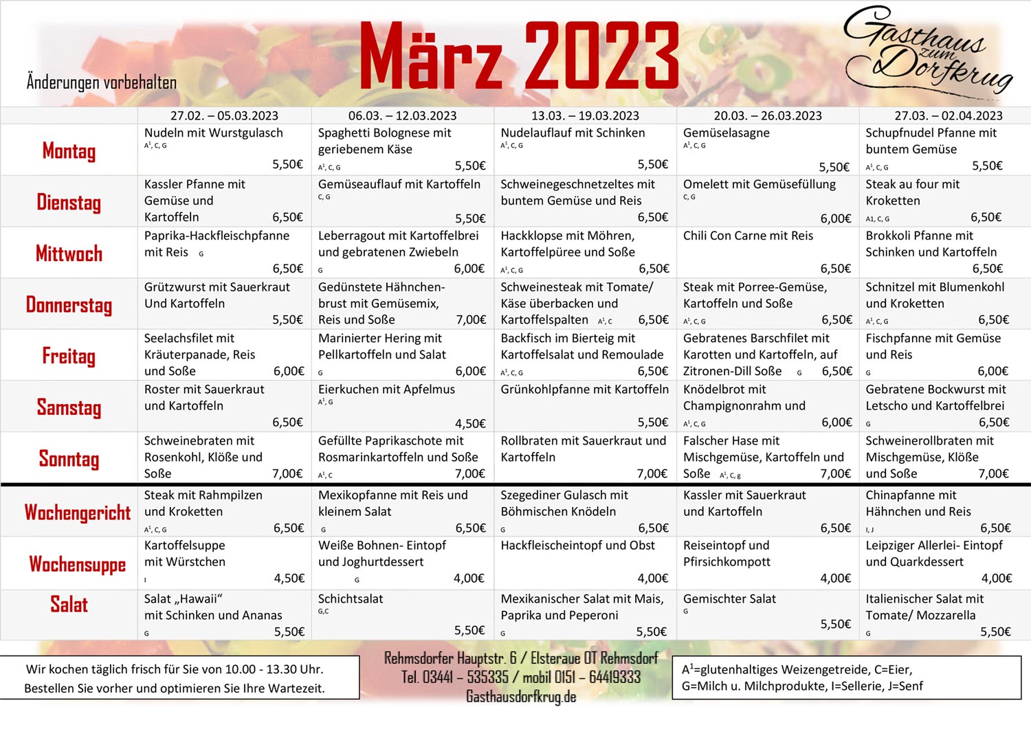 Abo-Essen März 2023